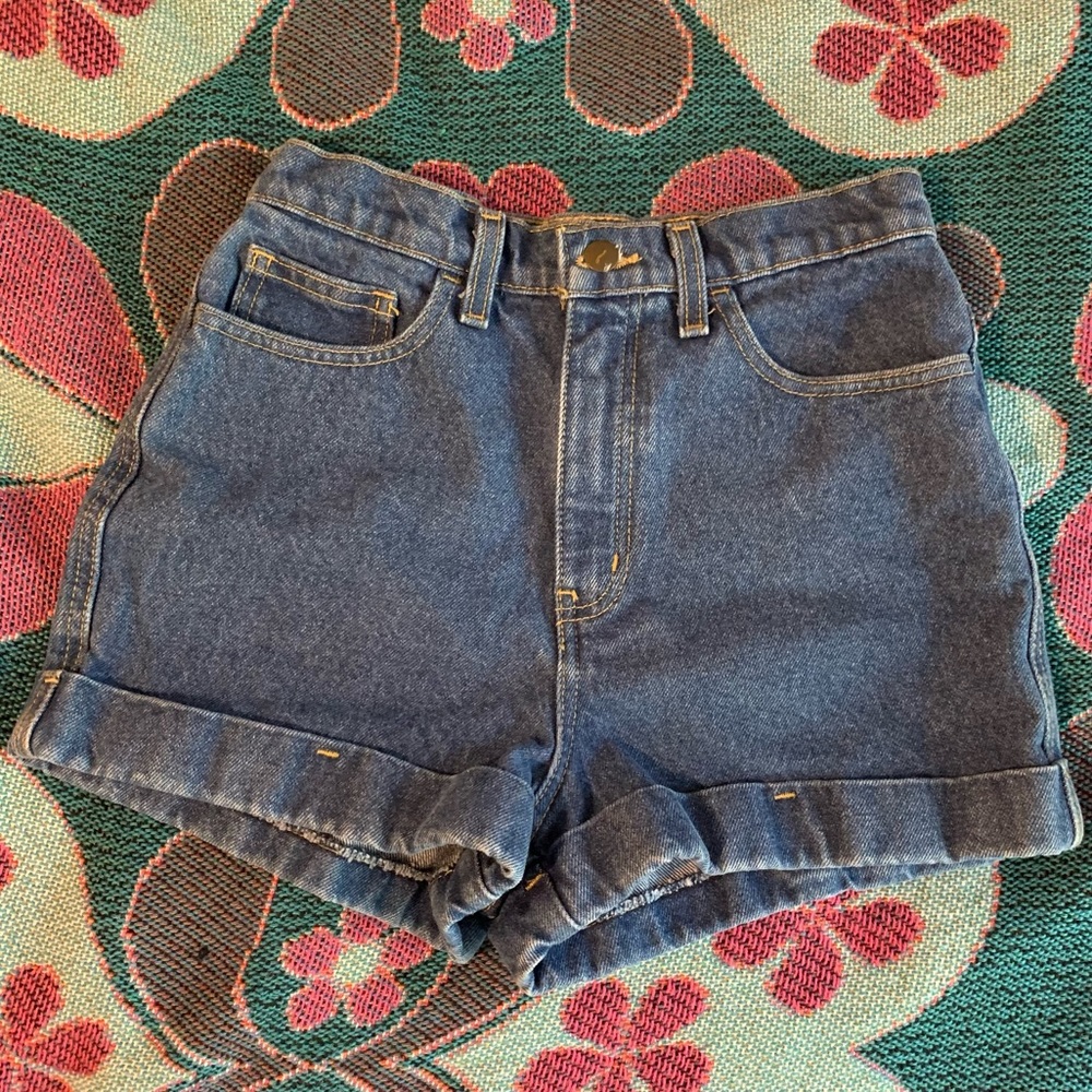 American Apparel Denim High-waist shorts